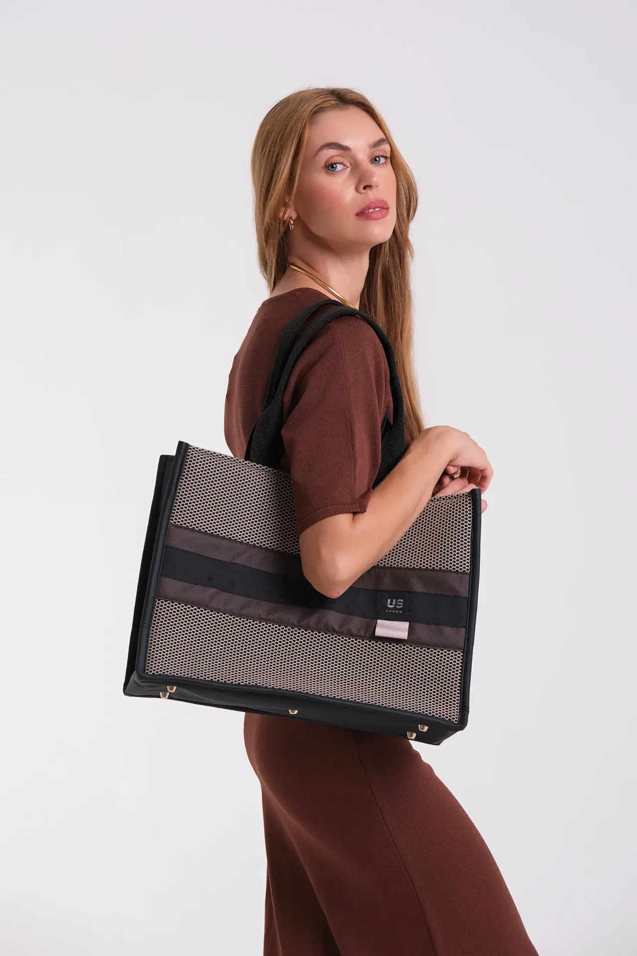 TOTE BAG  ( L ) (Peanut)